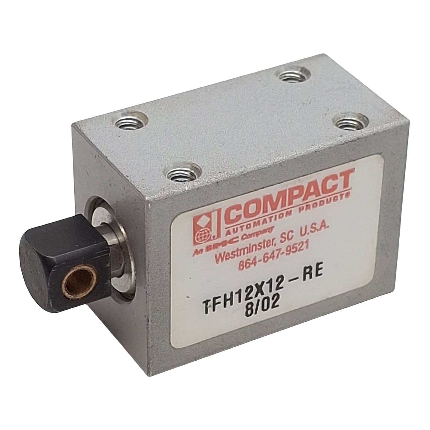 Used Compact TFH12X12-RE Compact Cylinder, ø1/2in Bore, 1/2in Stroke, 1/8in NPT