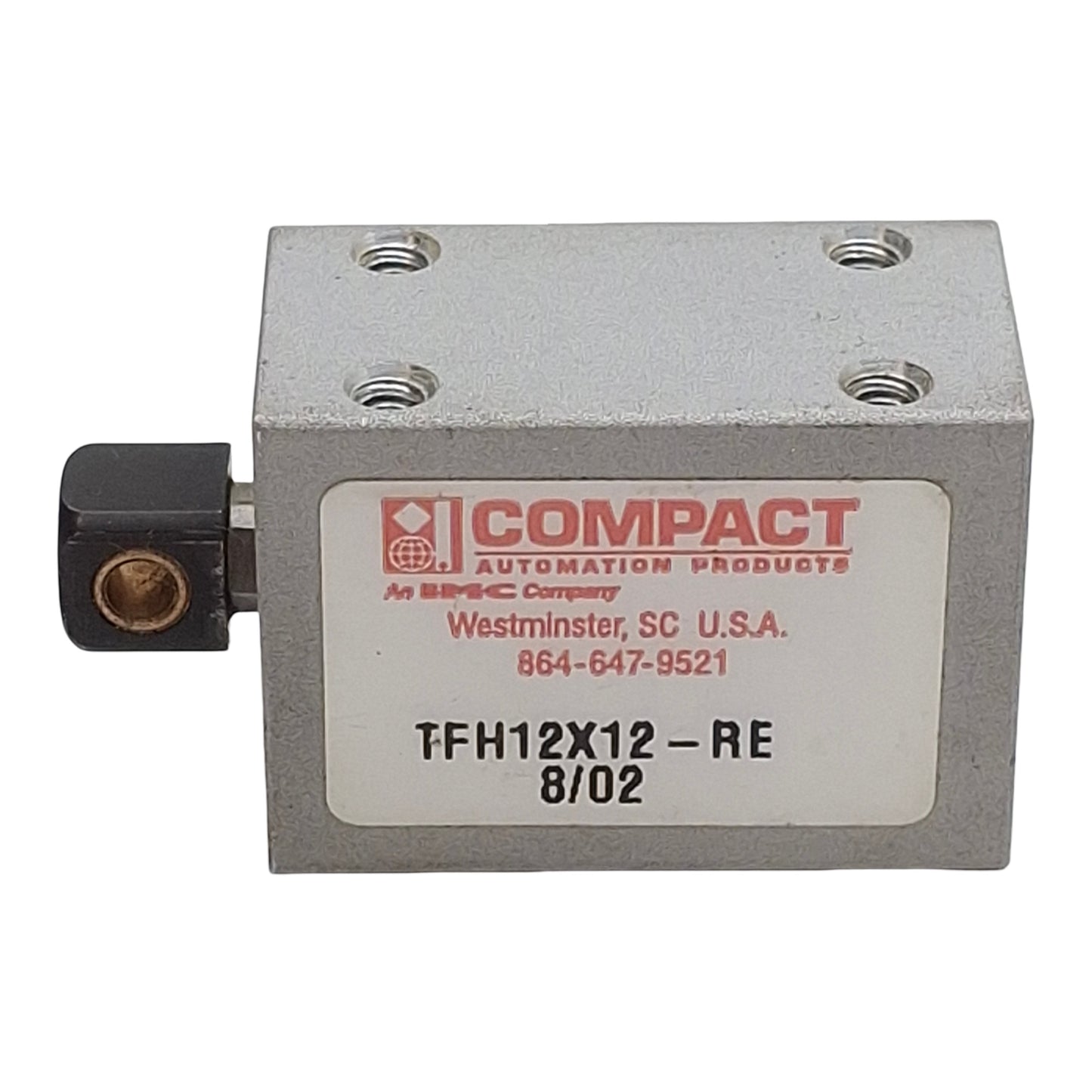 Used Compact TFH12X12-RE Compact Cylinder, ø1/2in Bore, 1/2in Stroke, 1/8in NPT