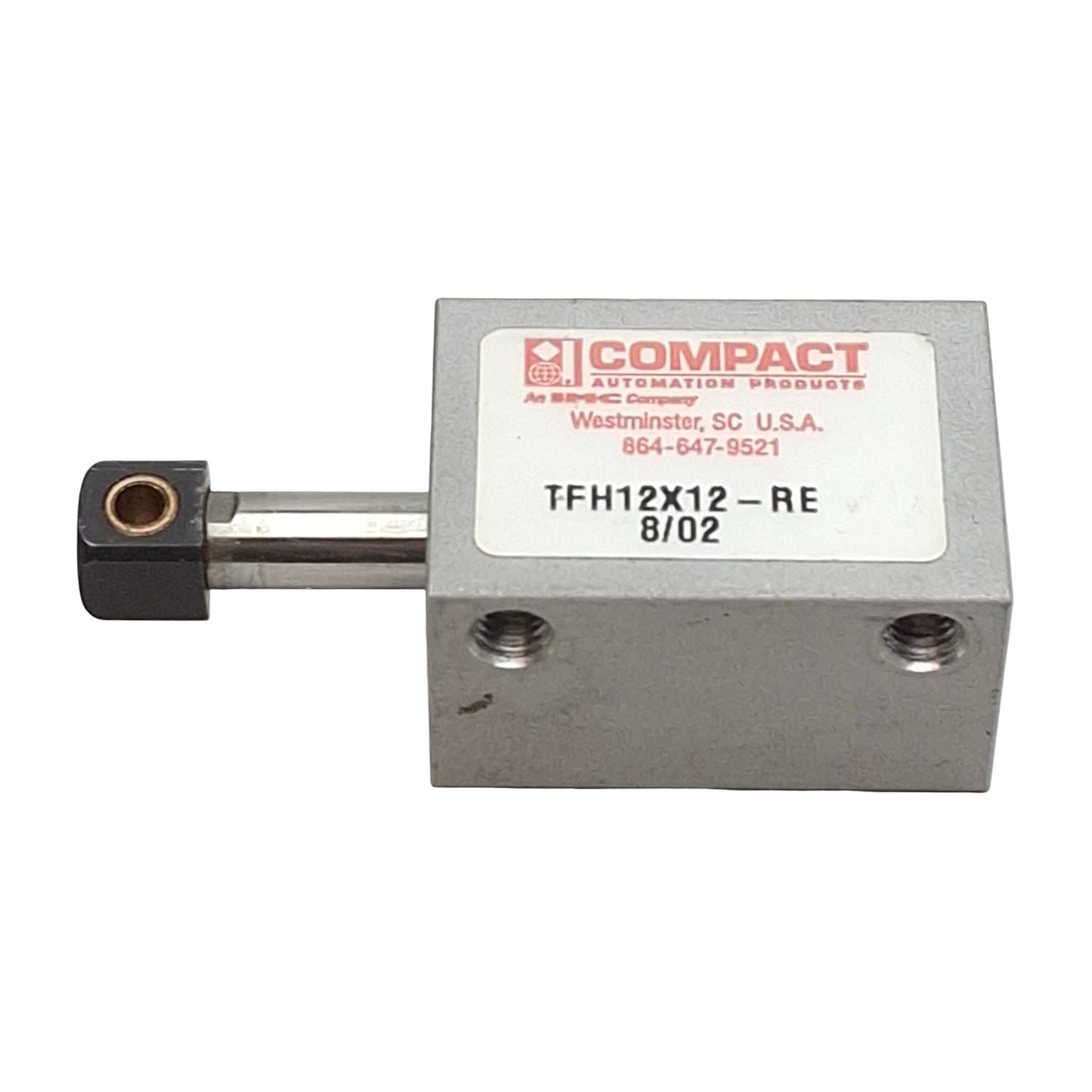 Used Compact TFH12X12-RE Compact Cylinder, ø1/2in Bore, 1/2in Stroke, 1/8in NPT