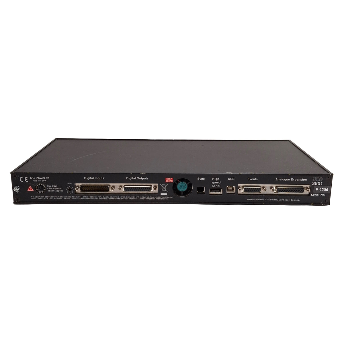 Used CED Power1401 mk II Data Acquisition Interface, 16-Channel, 16-bit, BNC, 12VDC