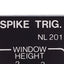 Used Digitimer NL201 NeuroLog Spike Trigger Module, 0-5VDC Window, 0.2-5VDC Aperture