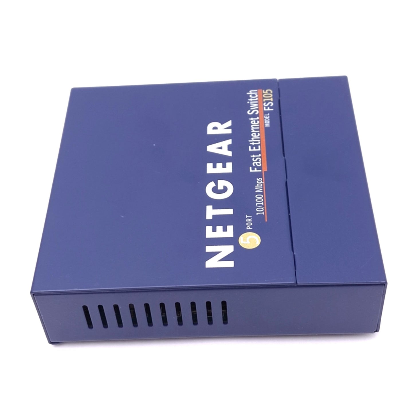 New – Open box Netgear FS105 ProSafe Fast Ethernet Switch, 5-Port, 10/100Mbps, 7.5VDC