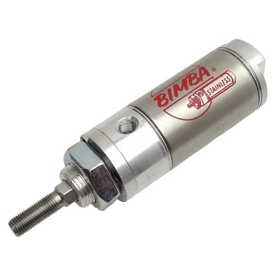 Used Bimba M-171-DNR Non-Rotating Cylinder, ø1-1/2in Bore, 1in Stroke, 1/8in NPT