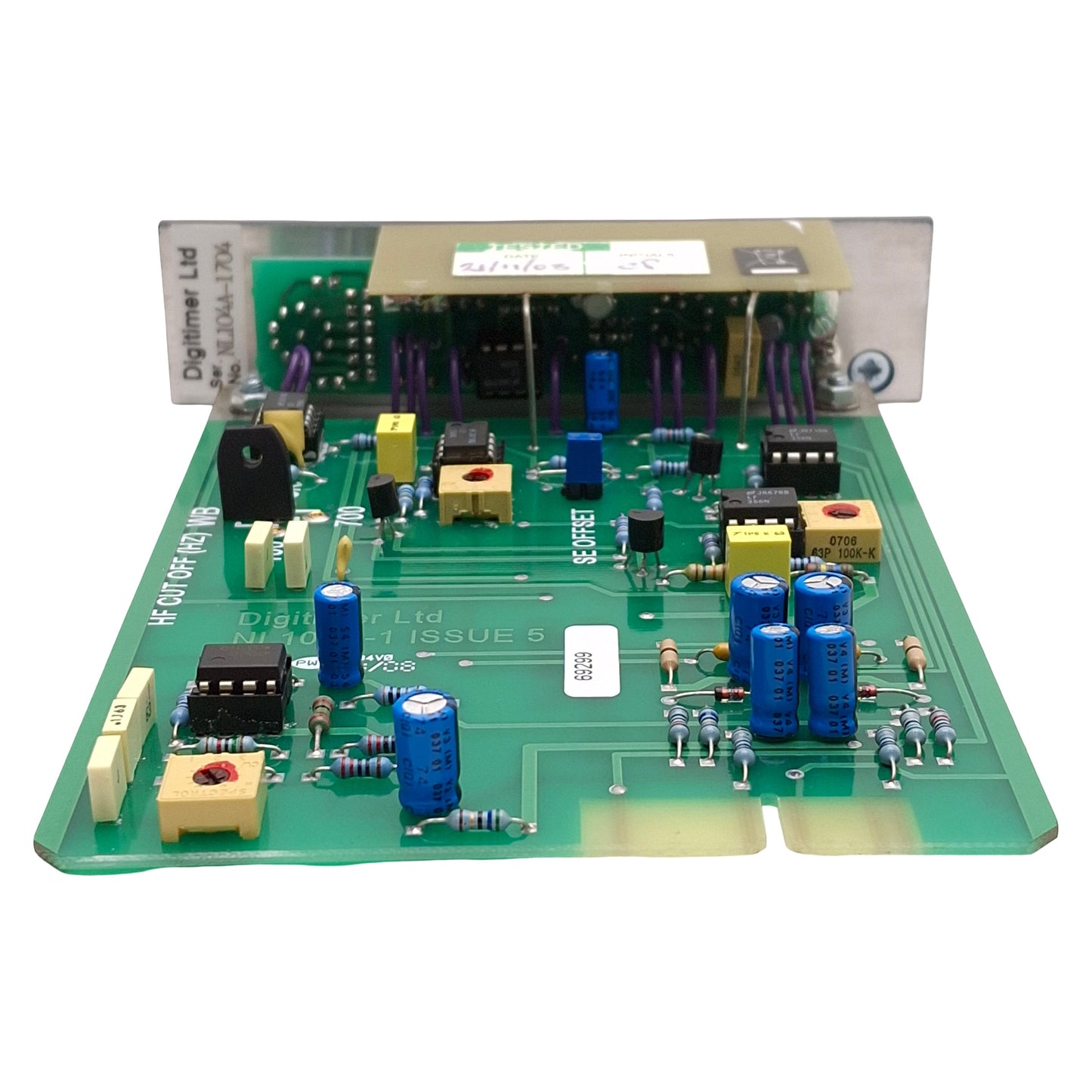 Used Digitimer NL104A NeuroLog AC Pre-Amplifier Module, 100-20k Gain, 0.1/10Hz Cutoff