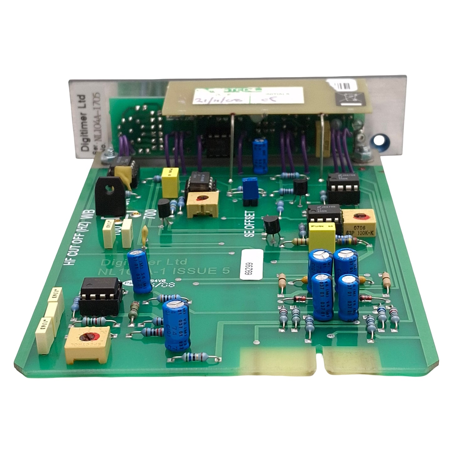 Used Digitimer NL104A NeuroLog AC Pre-Amplifier Module, 100-20k Gain *No Handle*