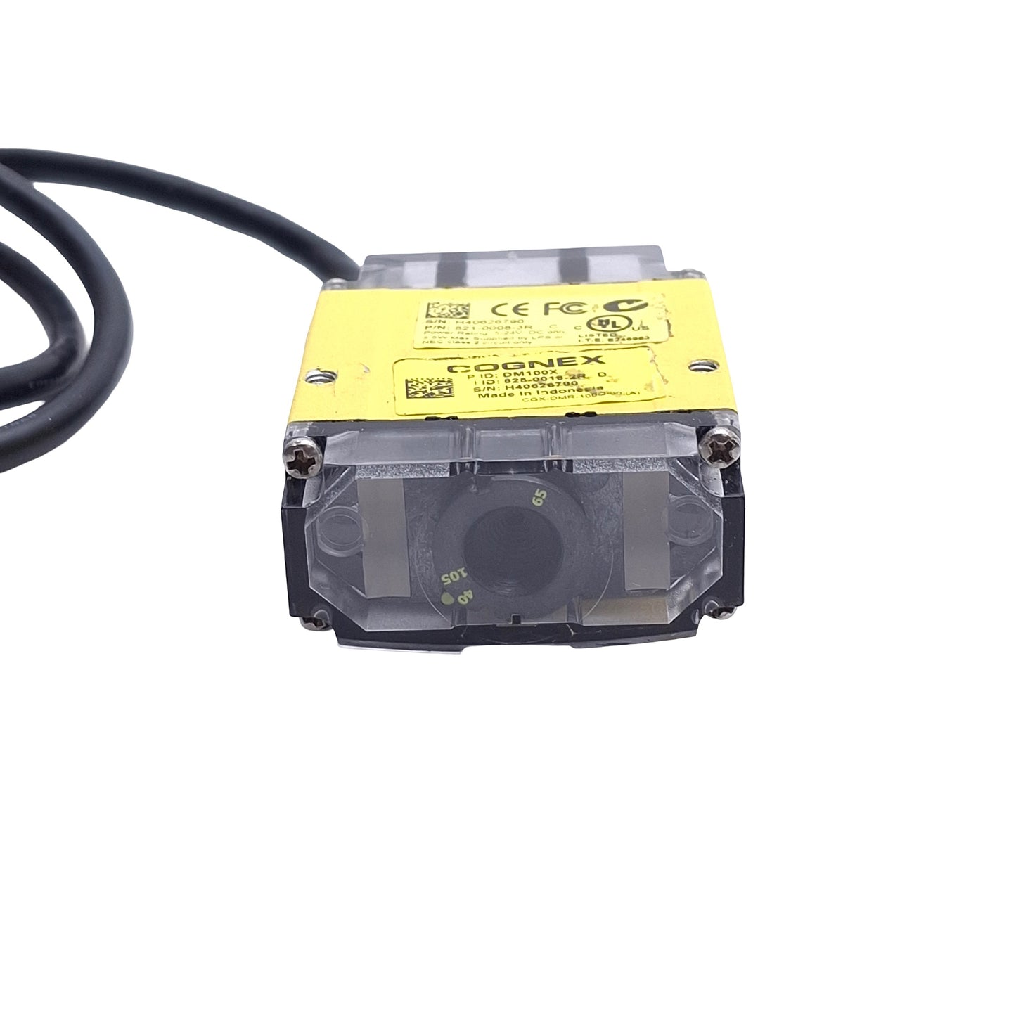 Used COGNEX DM100X DataMan Barcode Scanner, 1D 2D, DB15 Male, 24VDC Supply Voltage