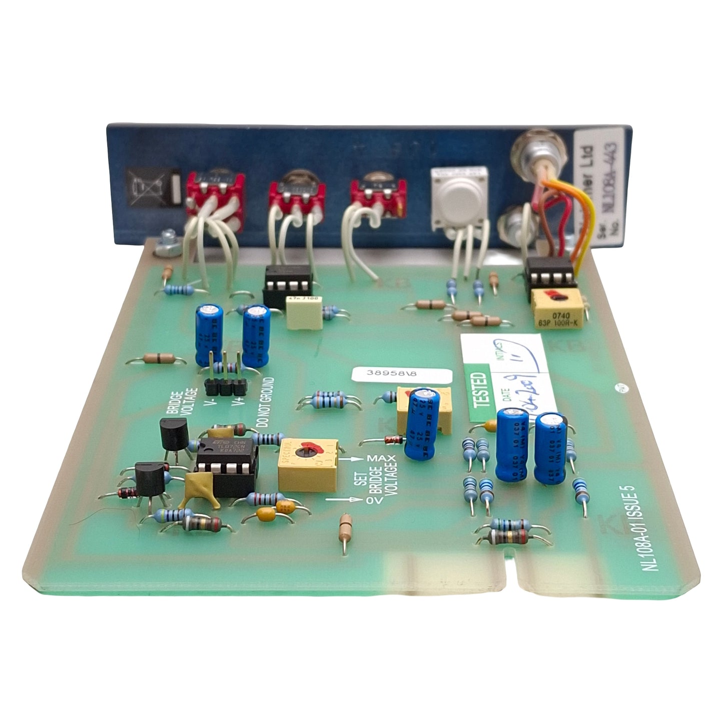 Used Digitimer NL108A NeuroLog Pressure Amplifier Module, 1V/100mmHg or 100mV/cmH2O