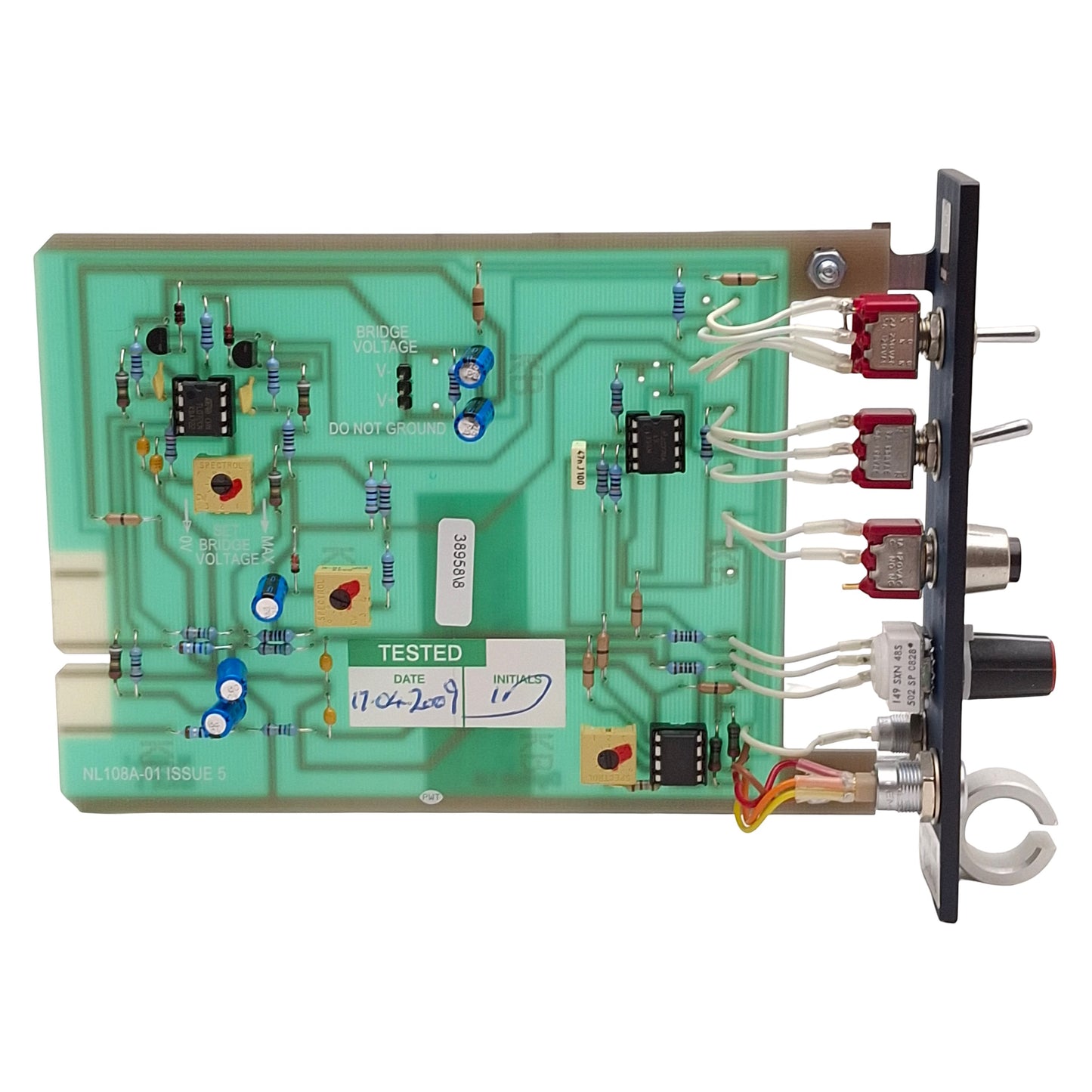 Used Digitimer NL108A NeuroLog Pressure Amplifier Module, 1V/100mmHg or 100mV/cmH2O