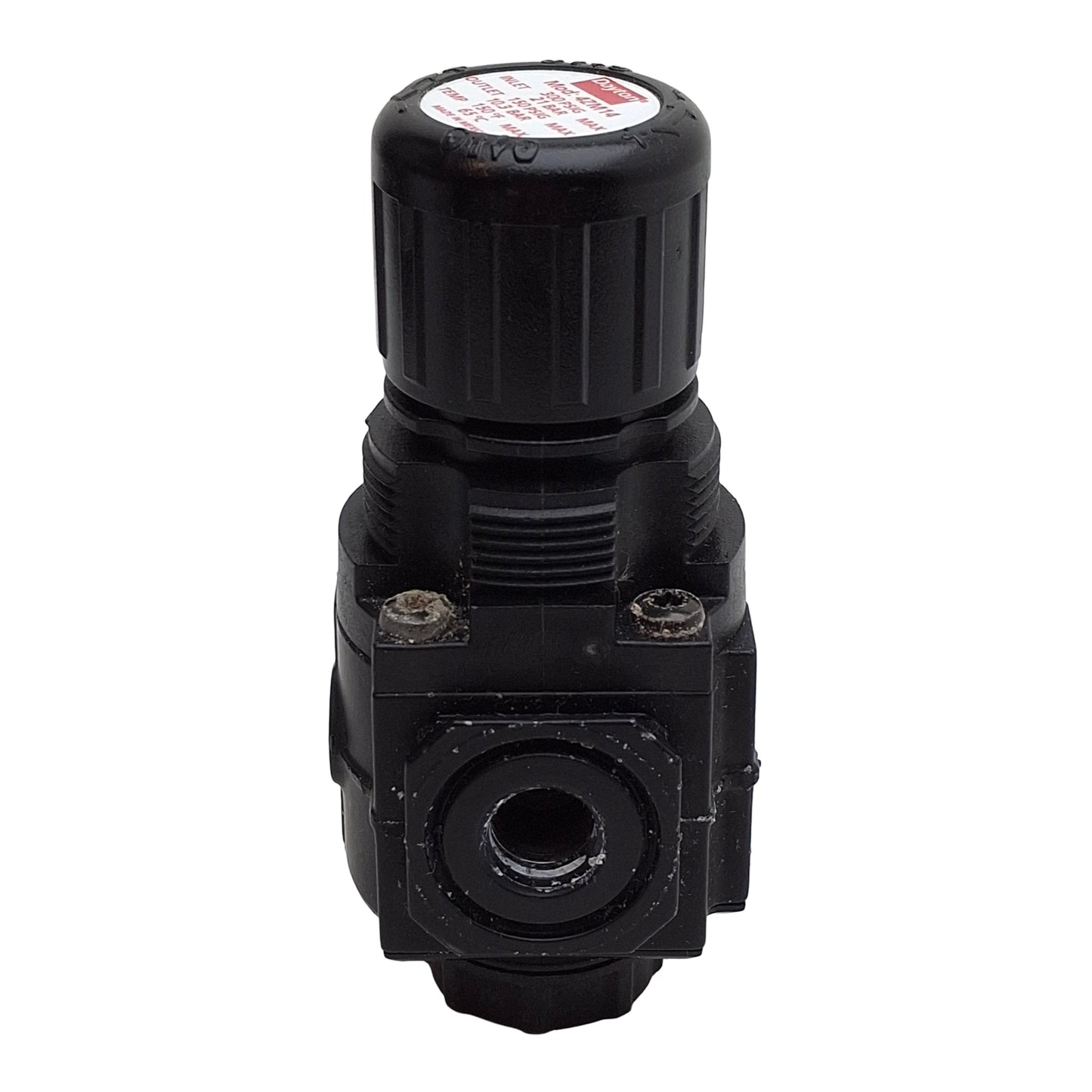 Used Dayton 4ZM14 Pneumatic Regulator, 300psig In, 150psig Set, 80cfm, 1/4in NPT