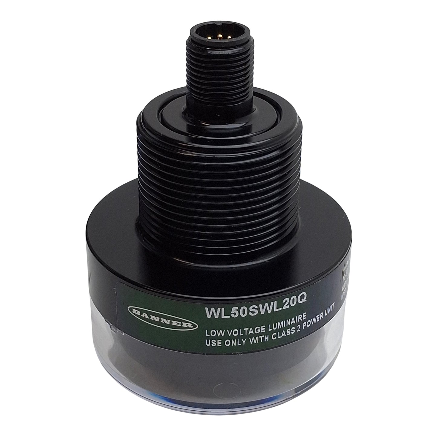 New Banner 19042 WL50SWL20Q Task Lighting Spotlight, ø50mm, White, 30VDC, 5-Pin M12