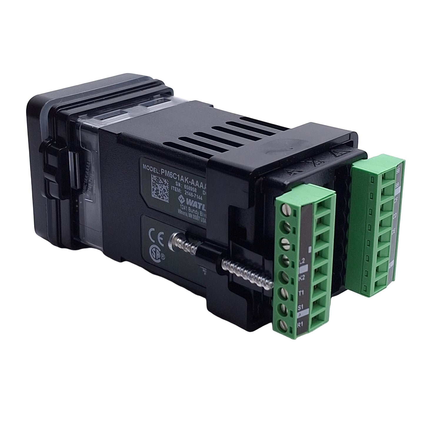 New Watlow PM6C1AK-AAAAHWP Limit Controller 100-240VAC, SSR Relay Output 0.5A Form A