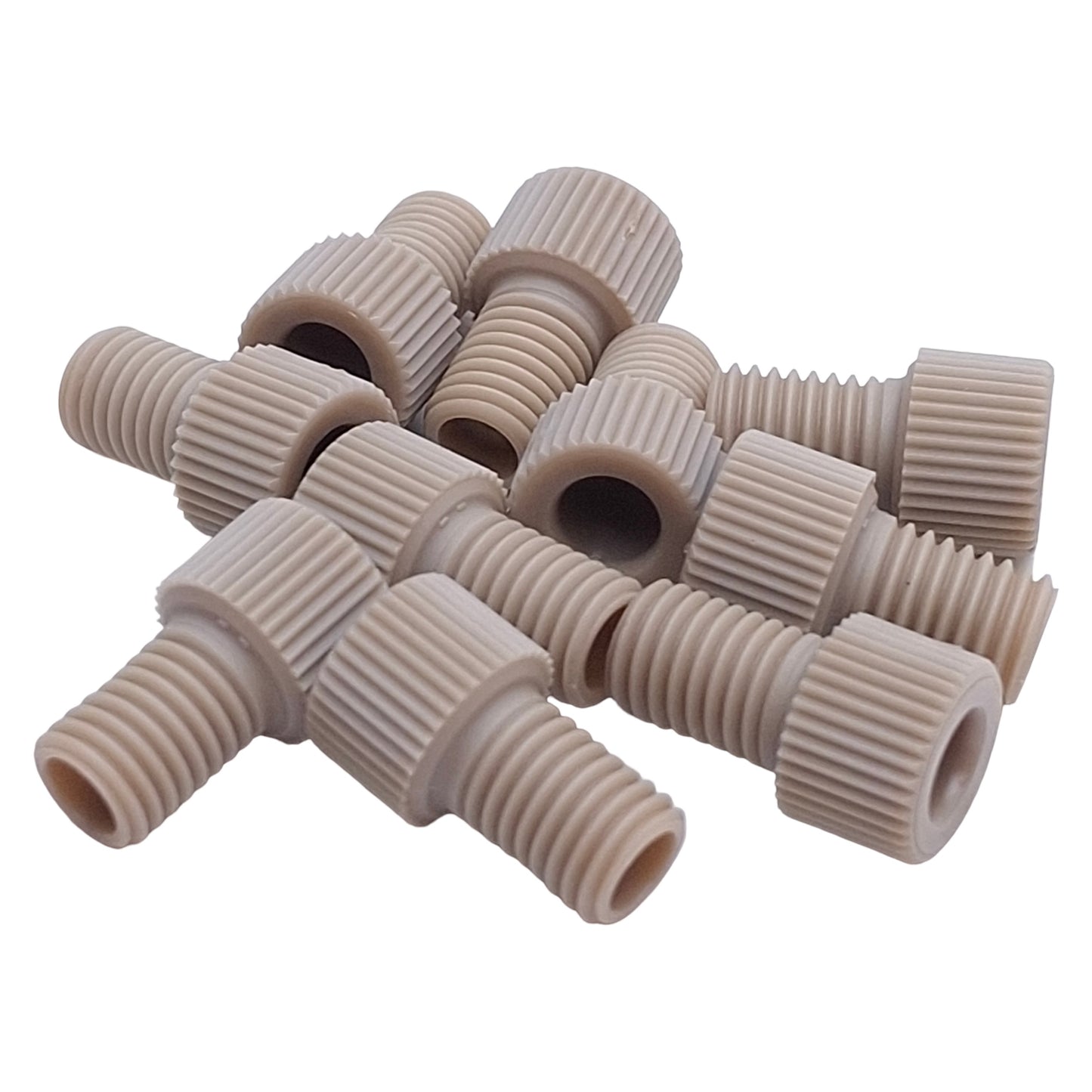 New – Open box Lot of 10 IDEX LT-115X Flangeless Short Nut For ø1/16" or ø1/32" OD Tubing