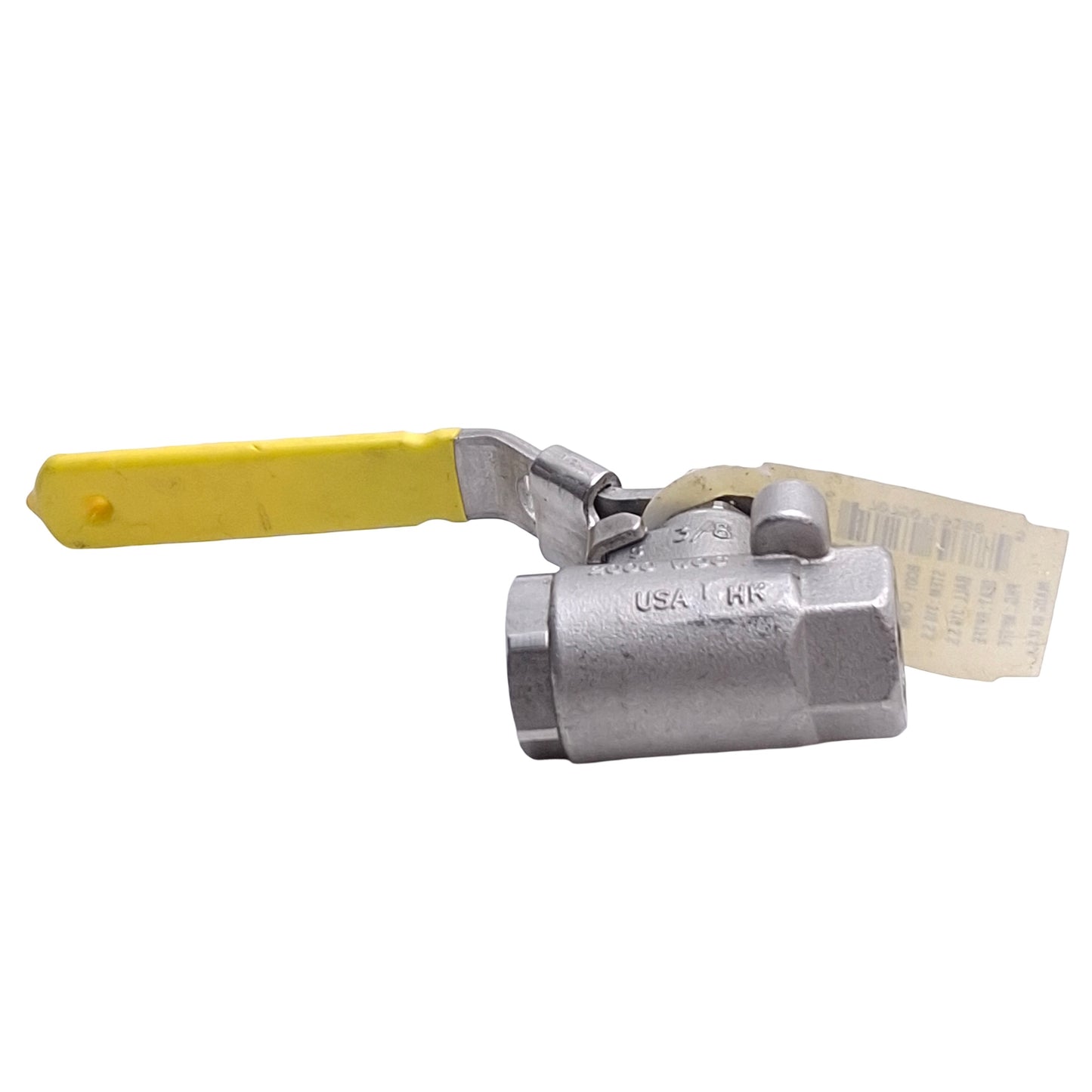 Used Apollo 76-102-27 Manual Ball Valve, Stainless Steel, 3/8in NPT Female, 150psi