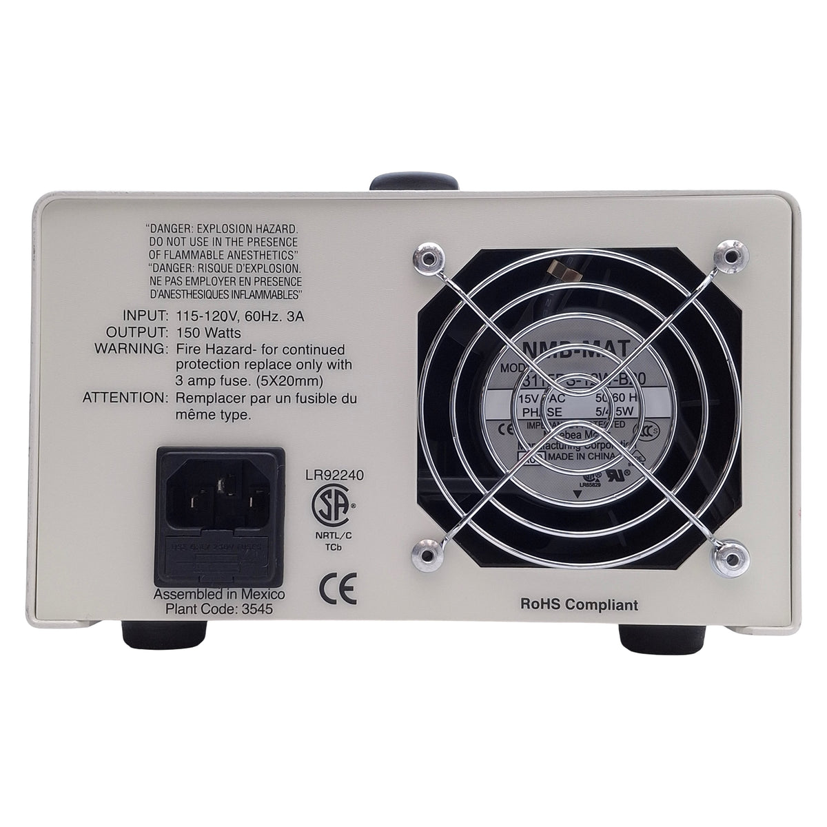 Used Leeds A20500.14 Microscope Fiber Optic Light Source, 115-120VAC, 150W EKE