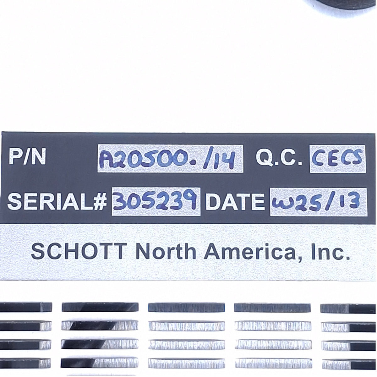 Used Leeds A20500.14 Microscope Fiber Optic Light Source, 115-120VAC, 150W EKE