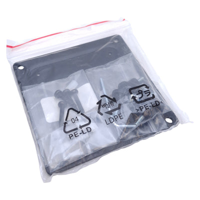 New Ergotron 60-254-007 VESA Conversion Plate Kit 75mm to 100mm, Color Black