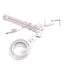 Used Proskit MA-1209LA Magnifier Lamp, 5D (2.25x) Mag., 110VAC, Desk Clamp Mount