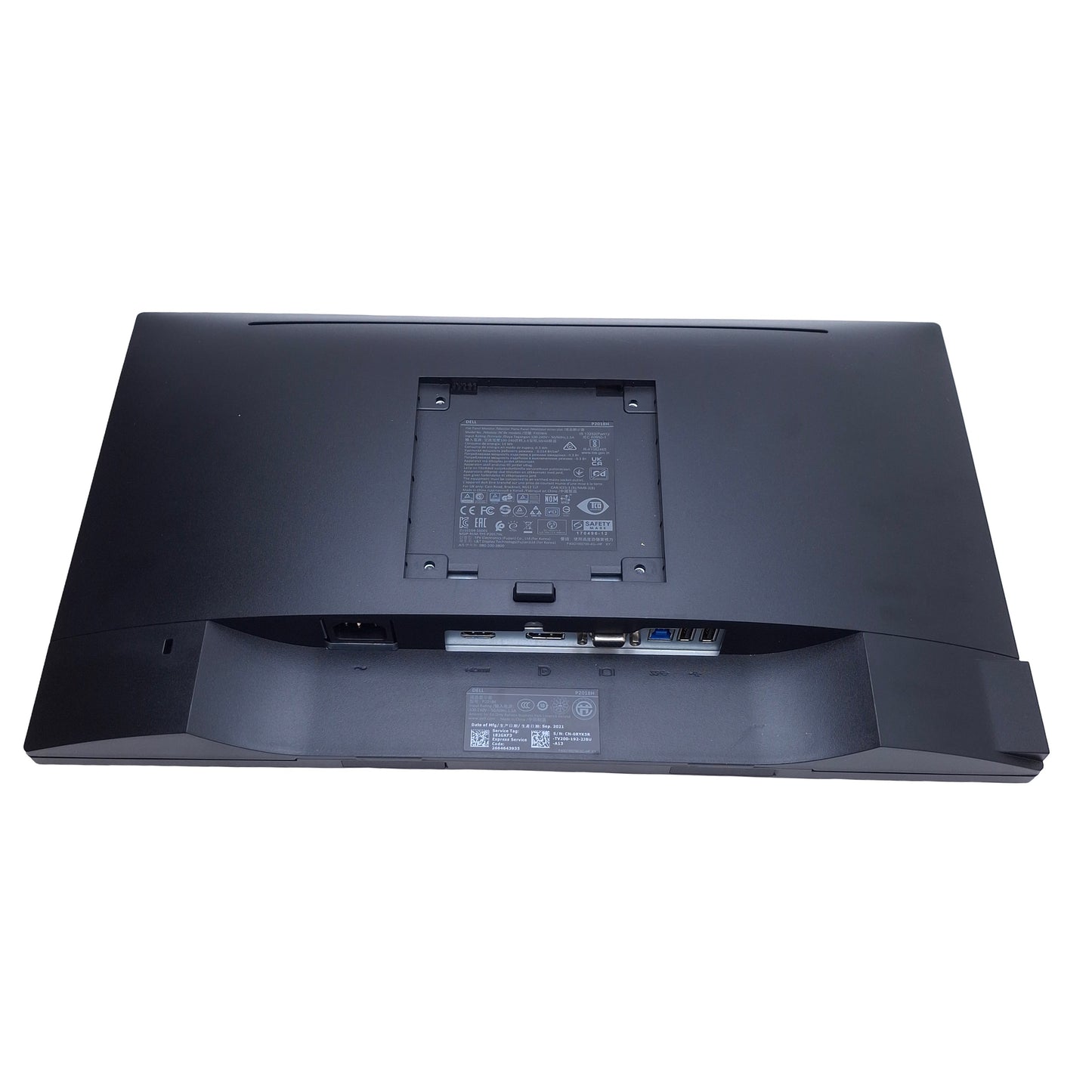 Used DELL P2018H 20" LCD Monitor 100-240VAC Input, 16:9 Aspect, 1600x900 at 60Hz