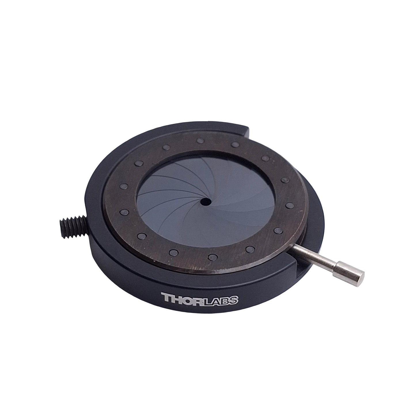 New – Open box Thorlabs IDA25/M Post Mounted Standard Iris, M4 Stud, ø1.4mm to ø25mm
