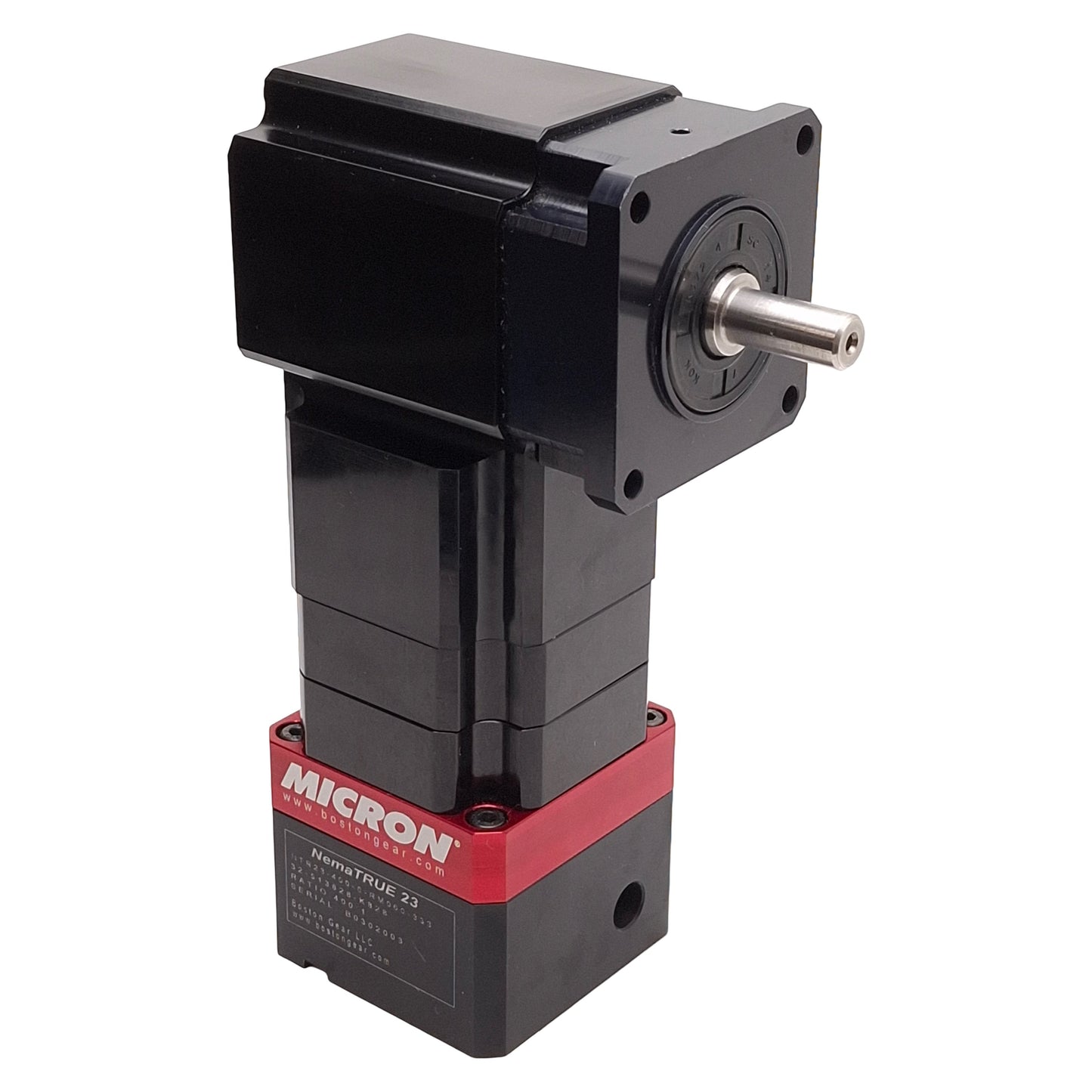 New Thomson Micron NTR23-400-S-RM060-333 NemaTRUE Planetary Gearhead, 400:1, NEMA 23