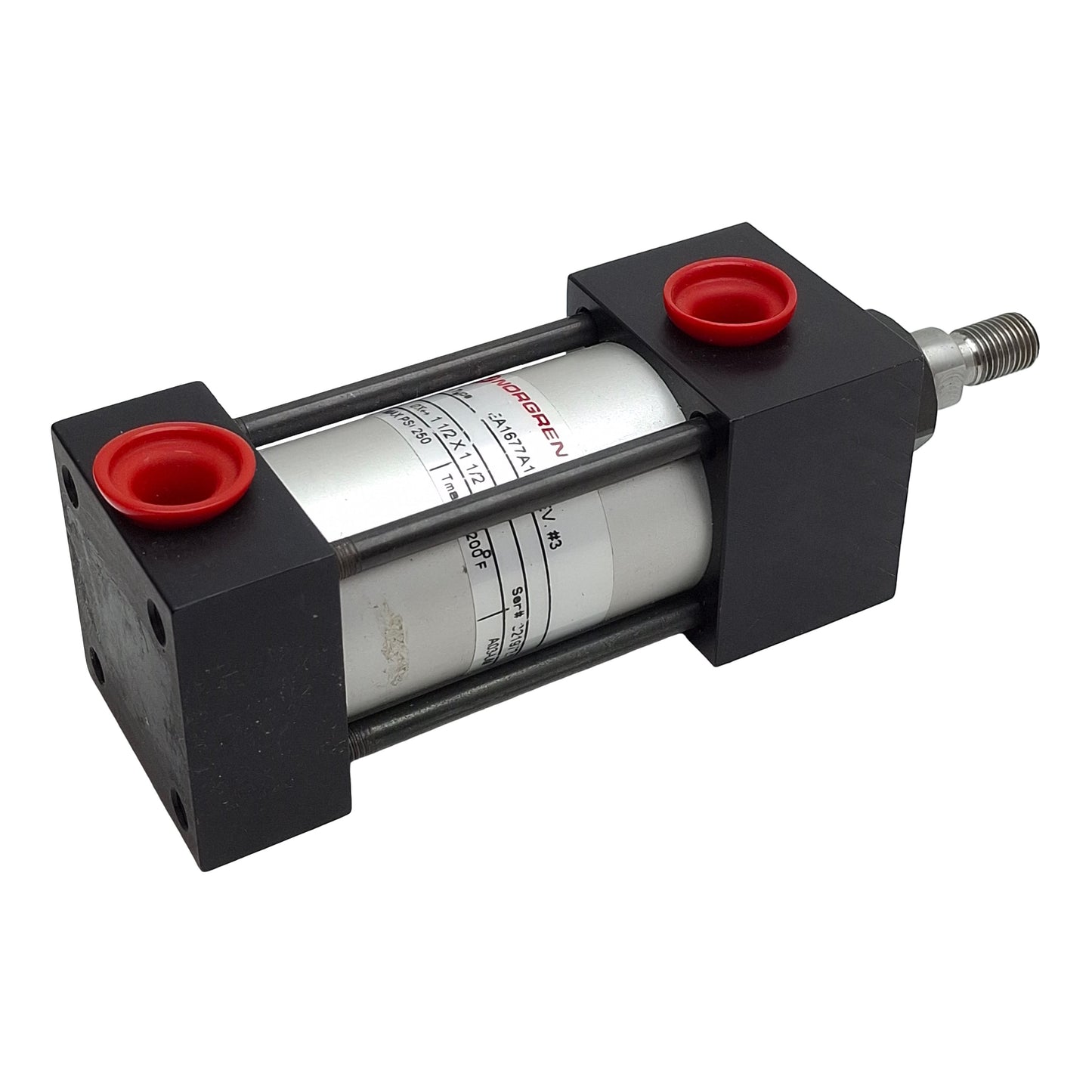 Used Norgren EA1677A1 A03-UM Pneumatic Cylinder ø1-1/2" Bore, 1-1/2" Stroke, 3/8" NPT