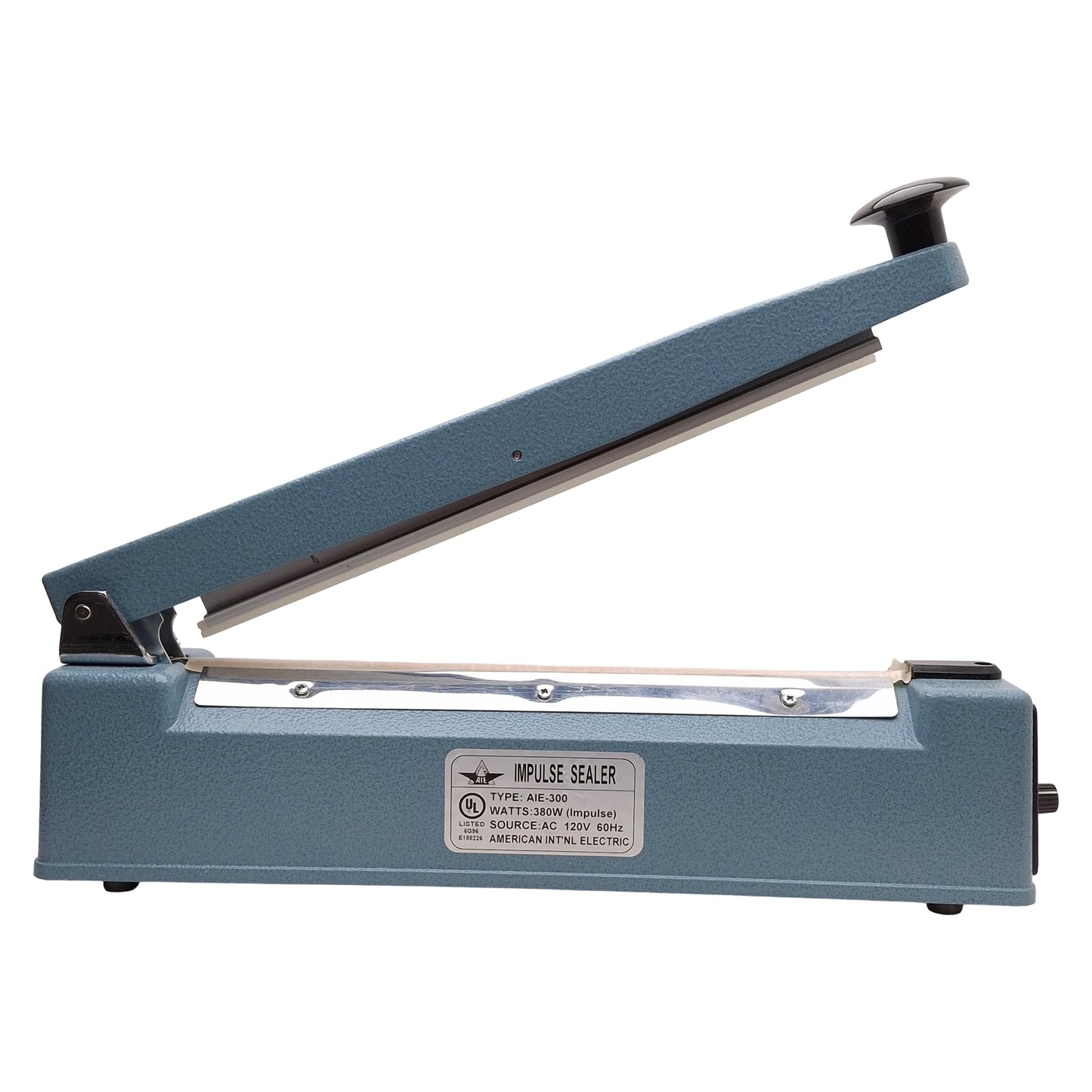 Used AIE AIE-300 Hand Impulse Sealer & Element Replacement Kit, 12"x2mm, 380W, 120VAC