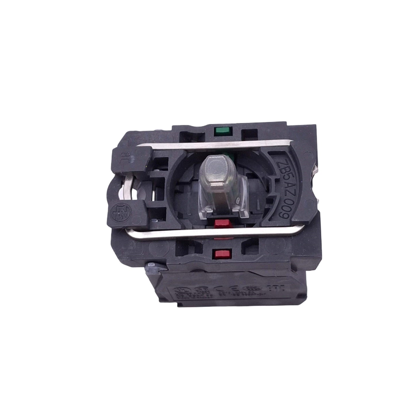 New Schneider Electric ZB5AW0B35 Green Illuminated Contact Block, 1NO 1NC, 24V Lamp