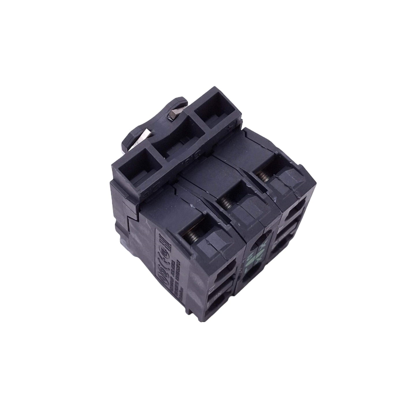 New Schneider Electric ZB5AW0B35 Green Illuminated Contact Block, 1NO 1NC, 24V Lamp