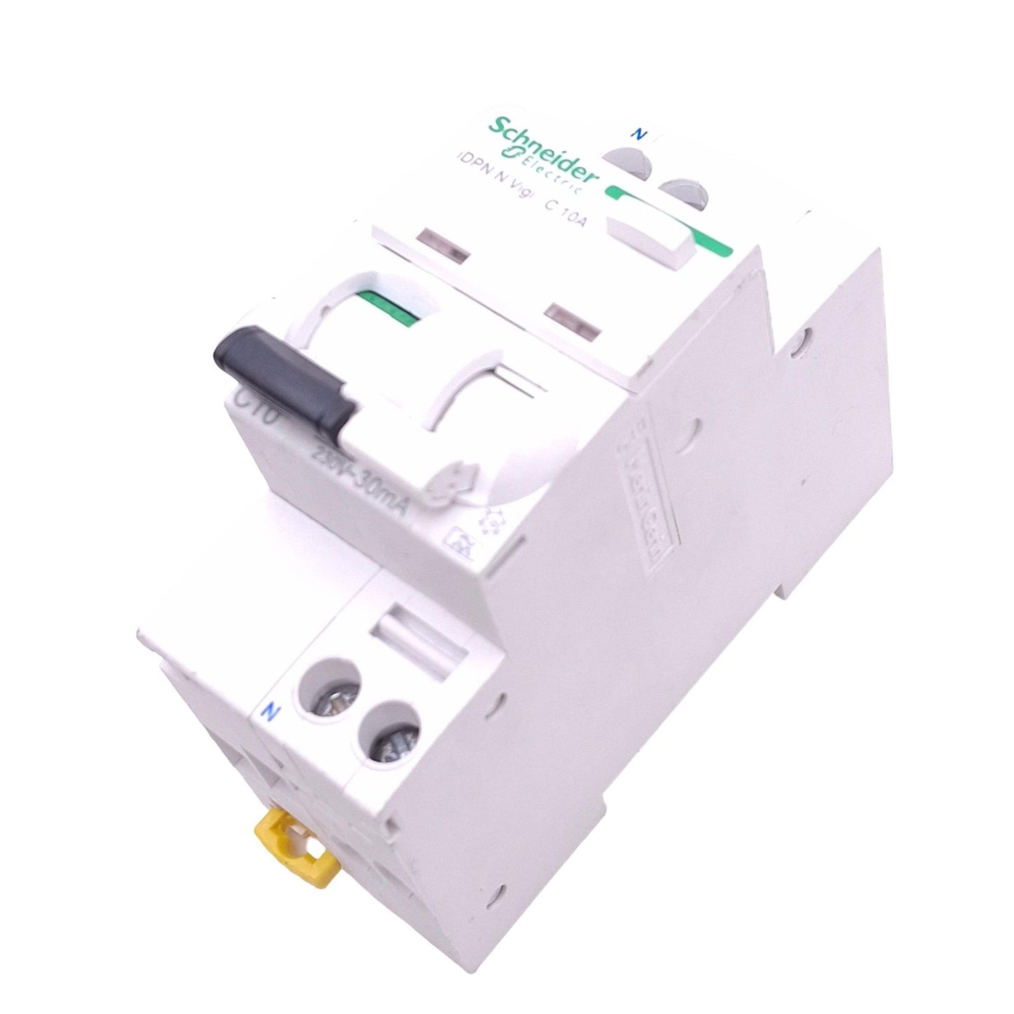 Used Schneider Electric A9D32610 Acti9 iDPN N Vigni Circuit Breaker, 1P+N 10A, 230VAC
