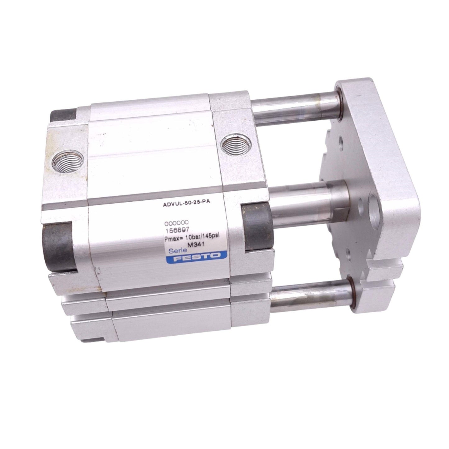 Used Festo ADVUL-50-25-PA Pneumatic Cylinder, 50mm Bore, 25mm Stroke, G1/8", 145psi