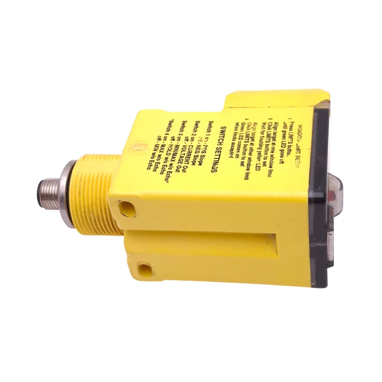 Used Banner Q45ULIU64ACRQ6 Ultrasonic Sensor, 1.4m Range, 0-10V 4-20mA Out, 24VDC In