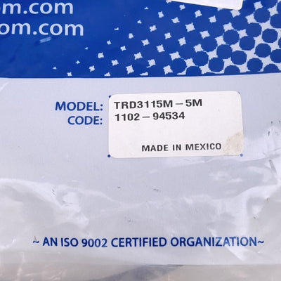 New L-COM TRD3115M-5M Cat5e Industrial Ethernet Cable, RJ45, 5 Meter Length