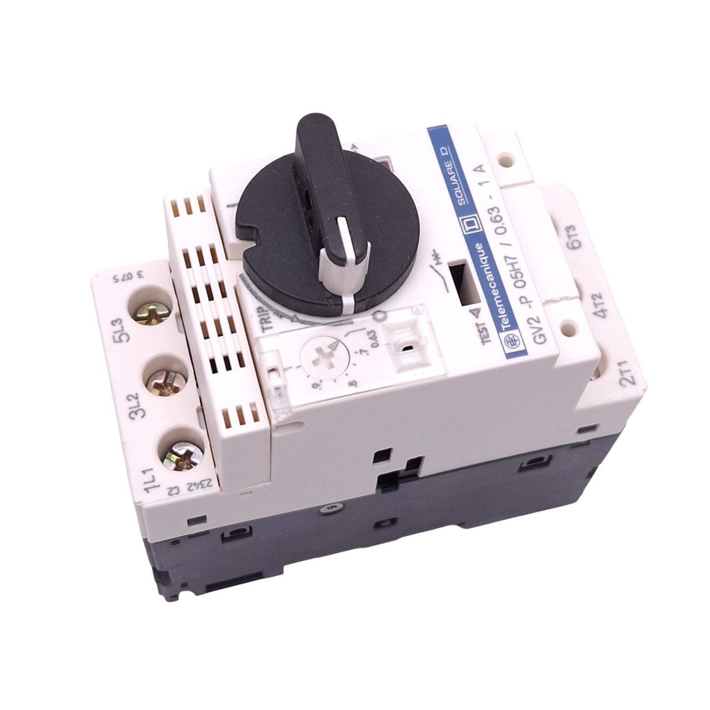 New Telemecanique GV2-P05H7 Motor Circuit Breaker, 3-Pole, 0.63-1A, 0.25kW Max