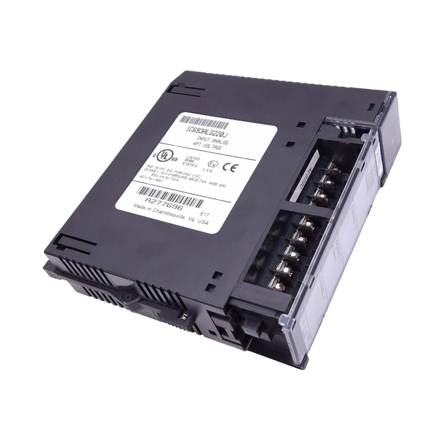 Used GE Fanuc IC693ALG220J Analog Input Module for 90-30 PLC, 4-Channel, +-10VDC In