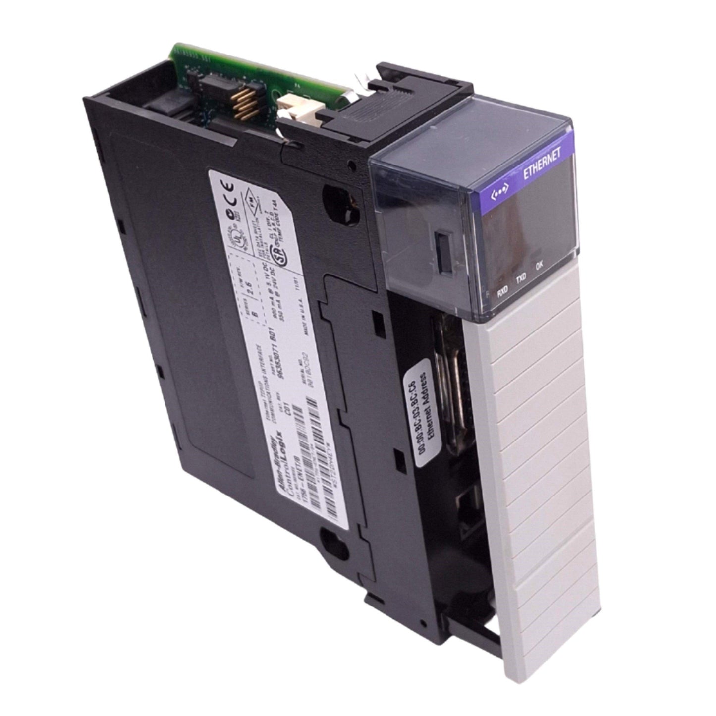 Used Allen Bradley 1756-ENET/B ControlLogix Ethernet Module, RJ45, 100Mbps, 24VDC