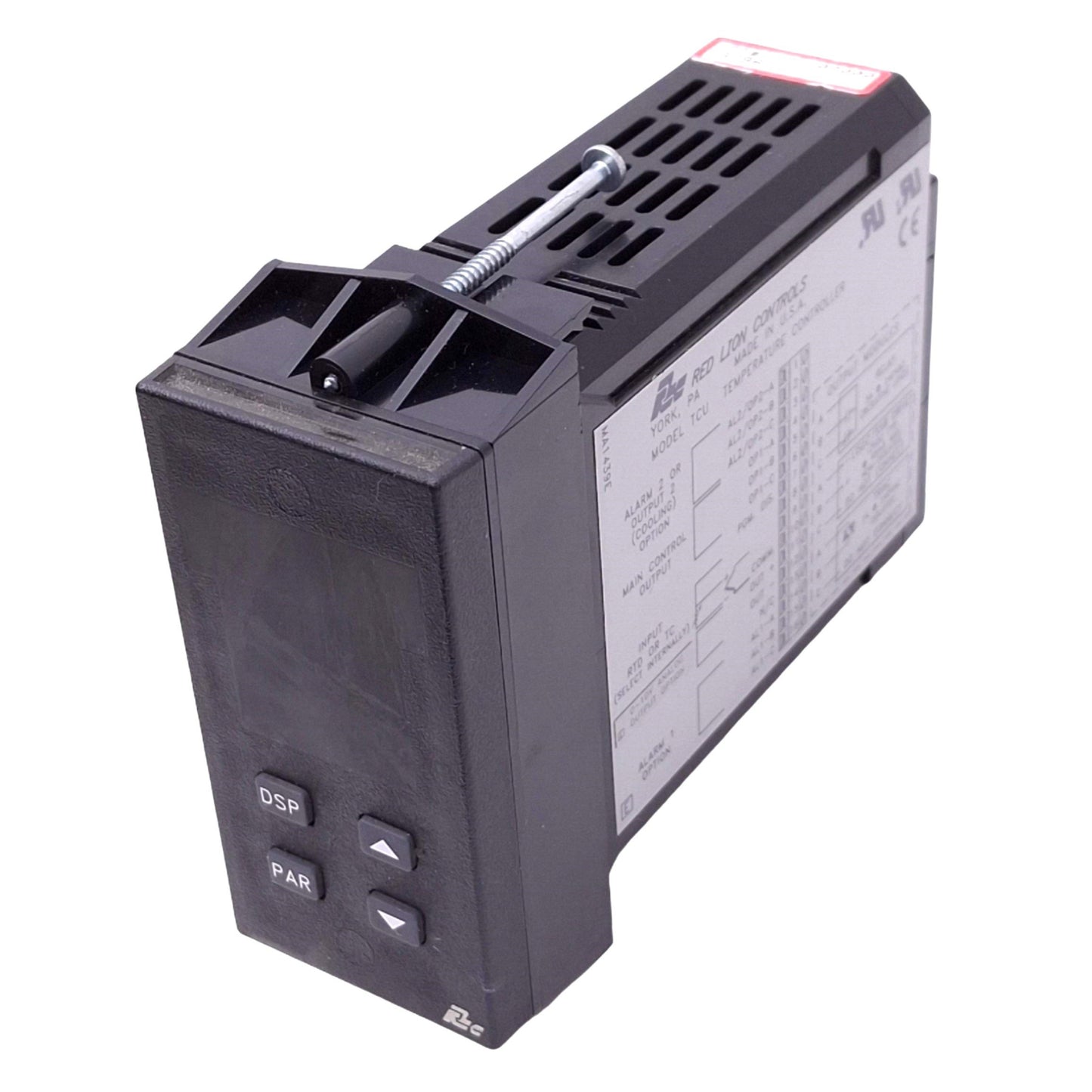Used Red Lion TCU02000 Temperature Controller, RTD/TC In, 115/230VAC, 1/8 DIN