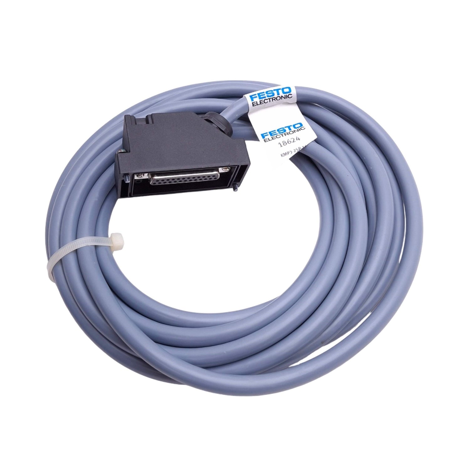 New Festo KMP3-25P-16-5 Connecting Cable, D-Sub 25-Pin F, 24VDC 3A, 5 Meter