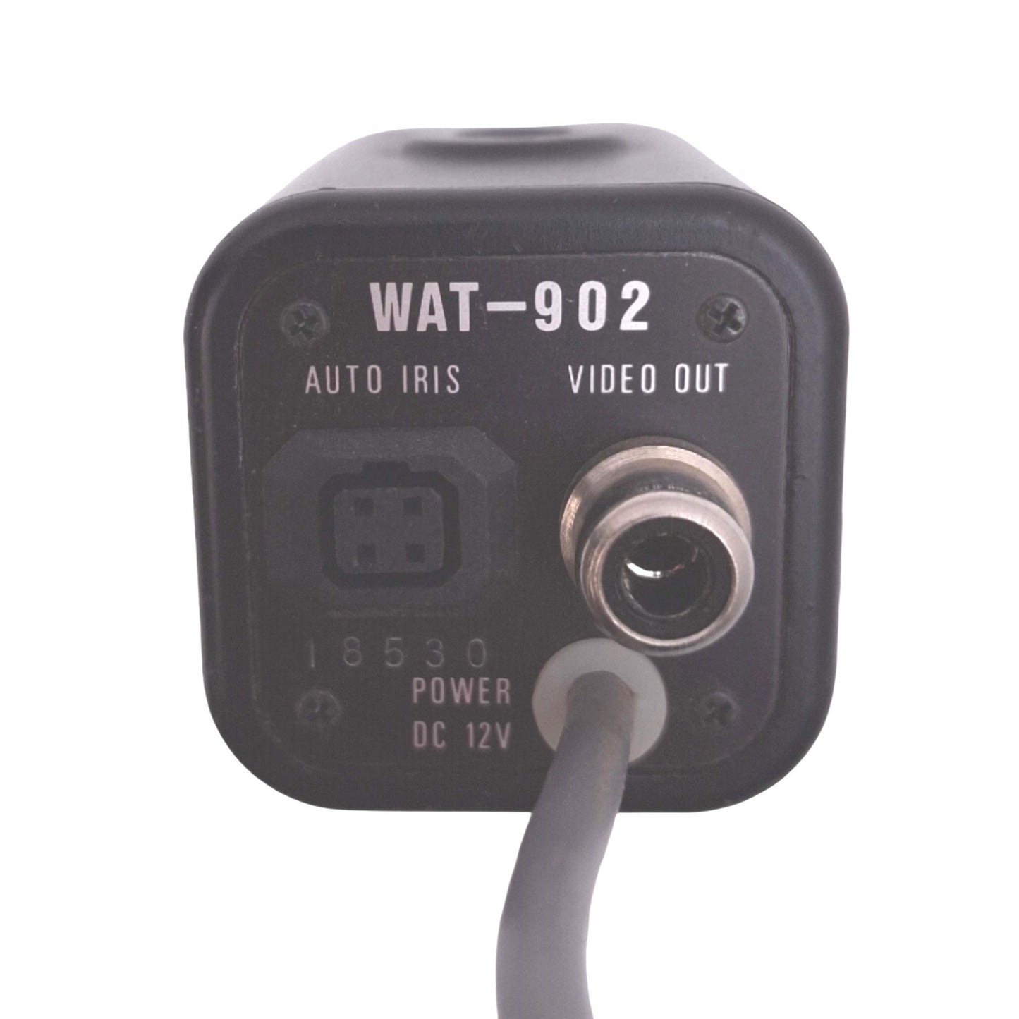 Used Watec WAT-902 Camera, 1/2in CCD, 570 Lines, BNC Output, 12VDC, C-Mount