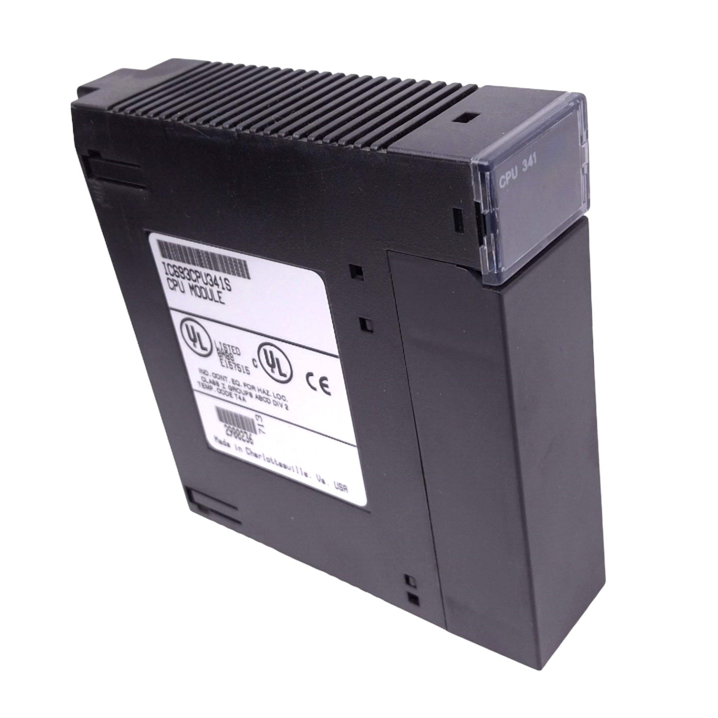 Used GE Fanuc IC693CPU341S CPU Module for 90-30 PLC, 20MHz 80C188XL, 80KB Memory