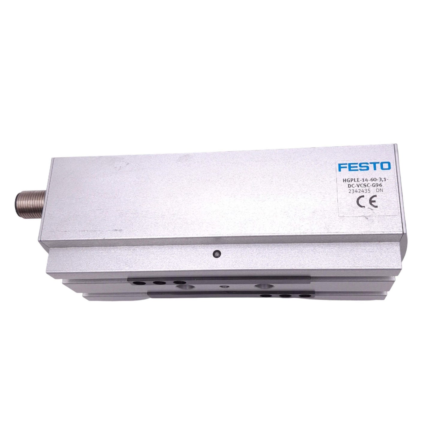 Used Festo HGPLE-14-60-3,1-DC-VCSC-G96 Parallel Gripper, 60mm Stroke, 150g, 24VDC