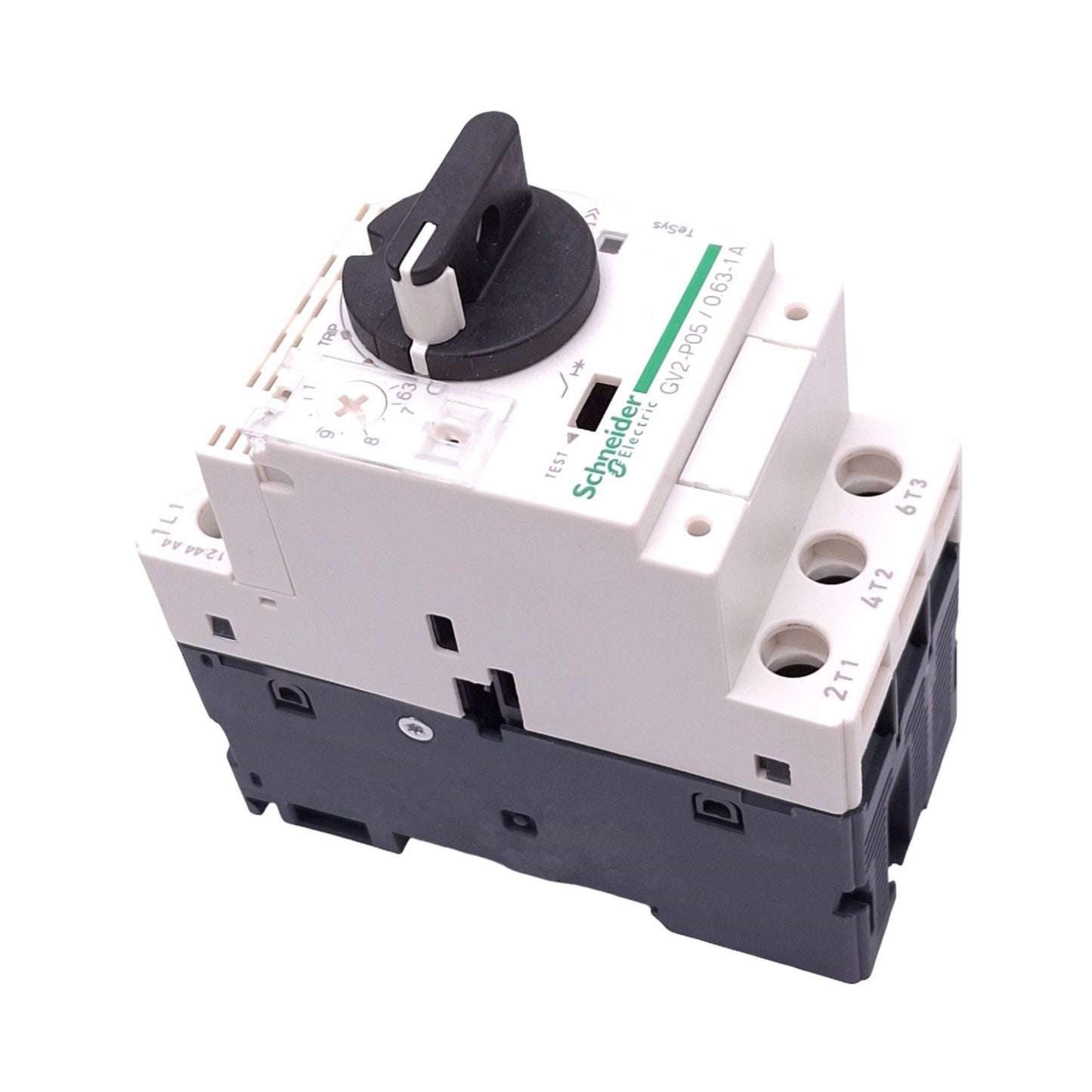New Schneider Electric GV2-P05 Motor Circuit Breaker, 0.63-1A, 3-Pole, 0.5HP Max