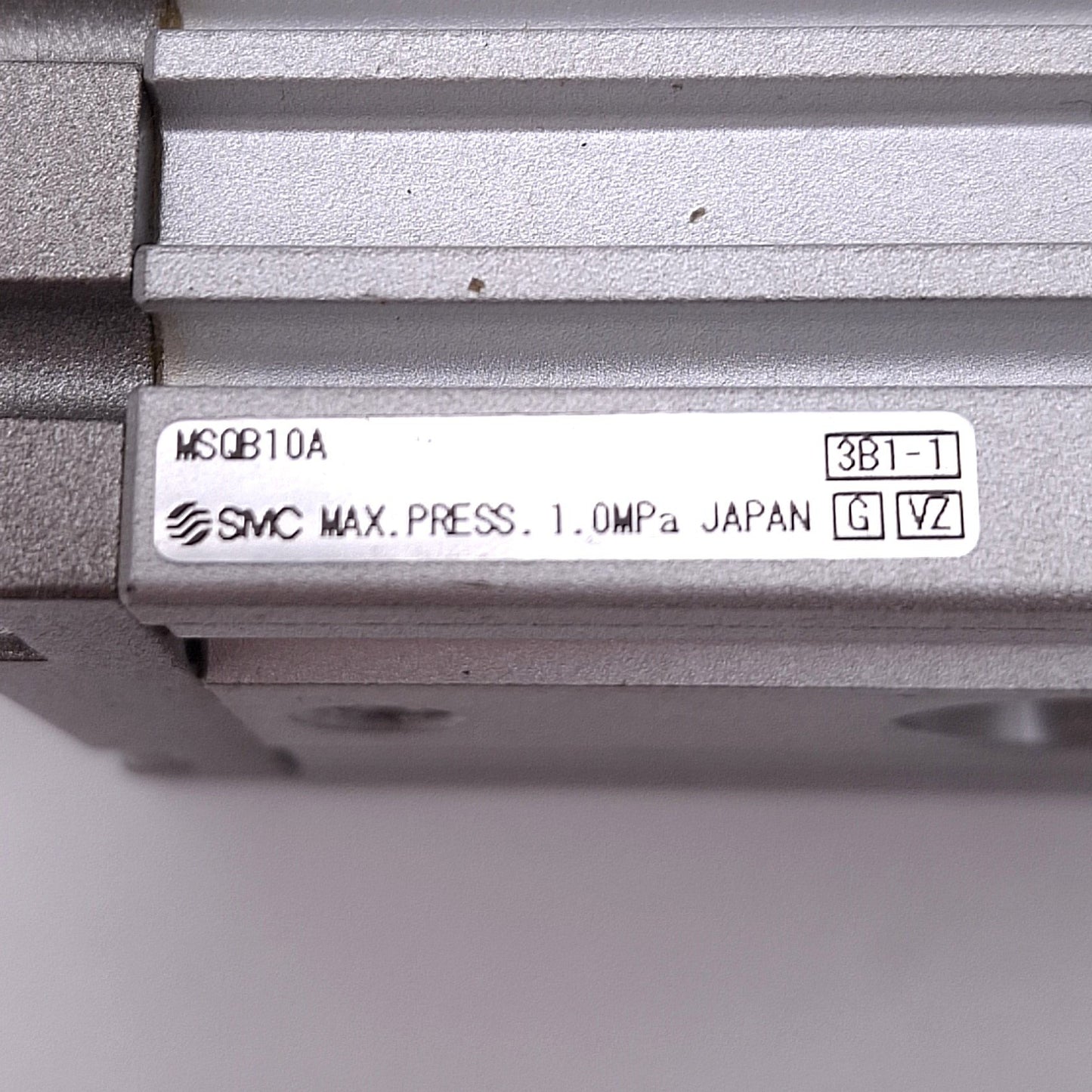 Used SMC MSQB10A Rotary Cylinder, 10mm Bore, 0-190° Rotation, M5, 1.0MPa Max