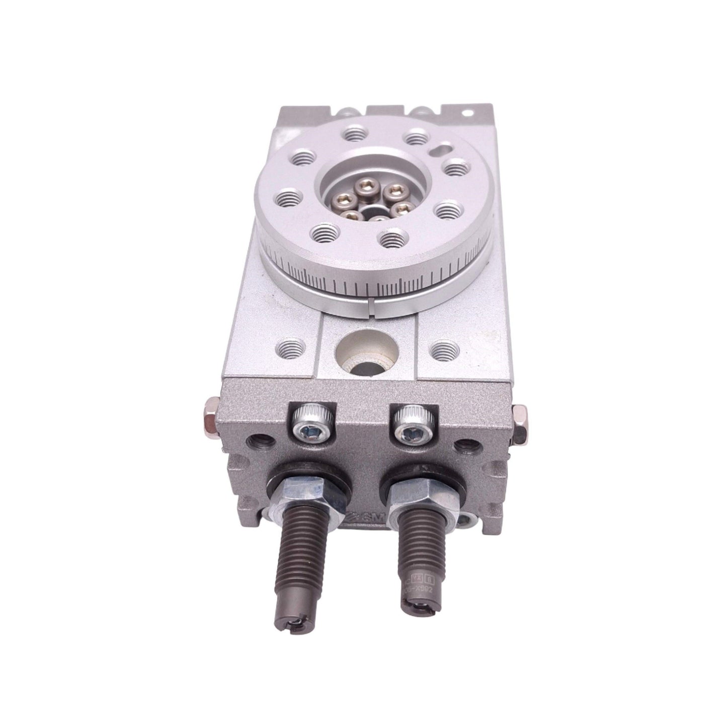 Used SMC MSQB10A Rotary Cylinder, 10mm Bore, 0-190° Rotation, M5, 1.0MPa Max