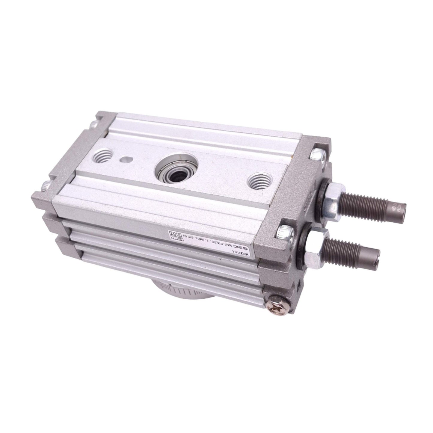 Used SMC MSQB10A Rotary Cylinder, 10mm Bore, 0-190° Rotation, M5, 1.0MPa Max