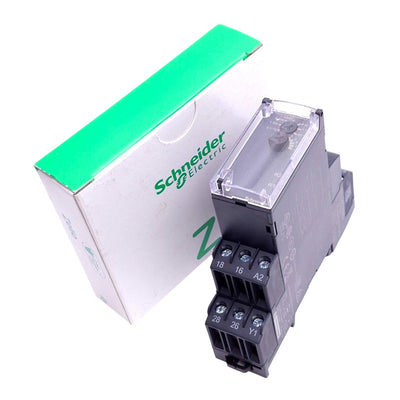 New Schneider Electric RE22R2AMU Zelio Time Delay Relay, 0.1s-100h, DPDT, 24VDC Coil
