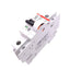 Used ABB S201U-K4 Circuit Breaker w/ S2C-H6RU Contact, 1-Pole, 1NO 1NC Aux, 4A