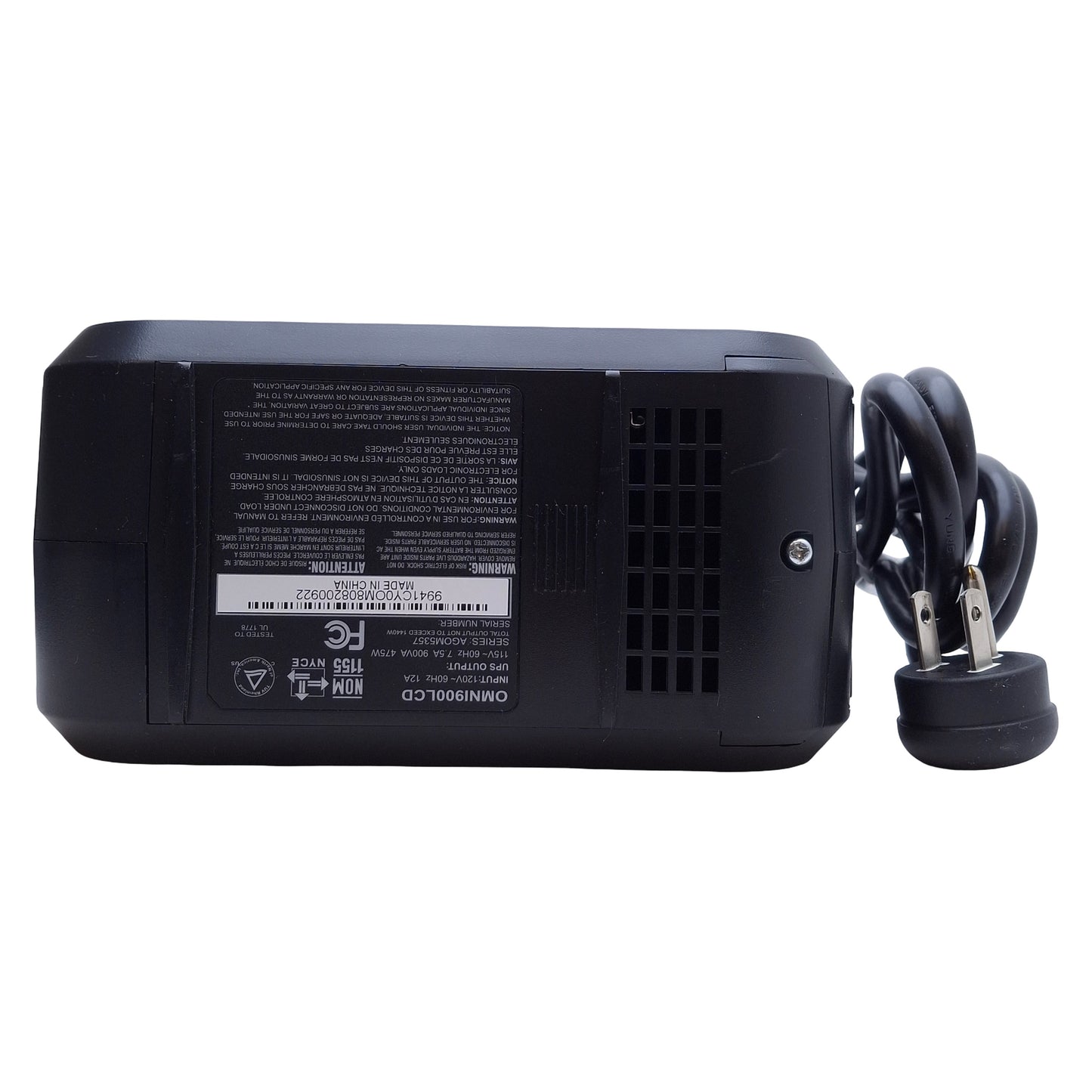 New Tripp Lite OMNI900LCD Battery Backup 120VAC 12A Input, 3-10min Battery Runtime