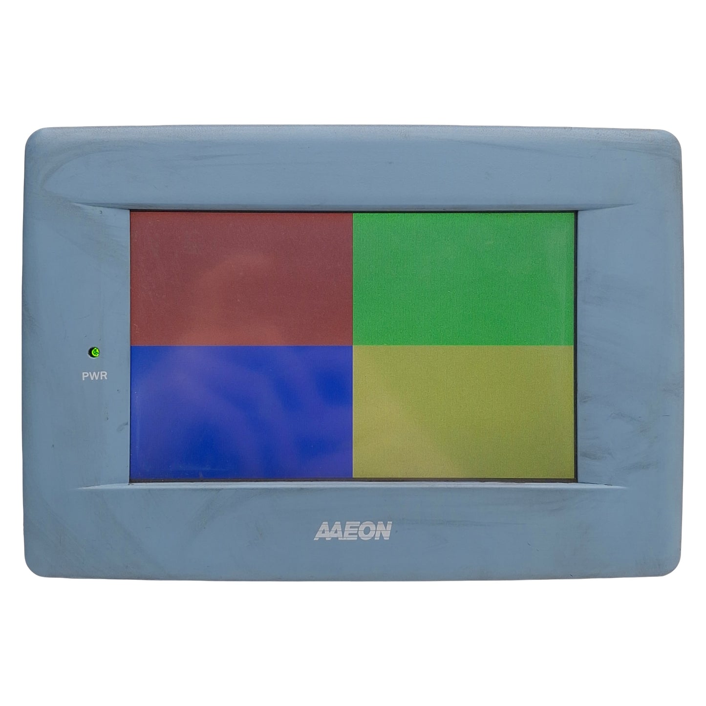 For parts or not working AAEON TF-AHP-1070HTT-A2-1011 Touchscreen HMI, 7in TFT-LCD, 12VDC *For Parts*