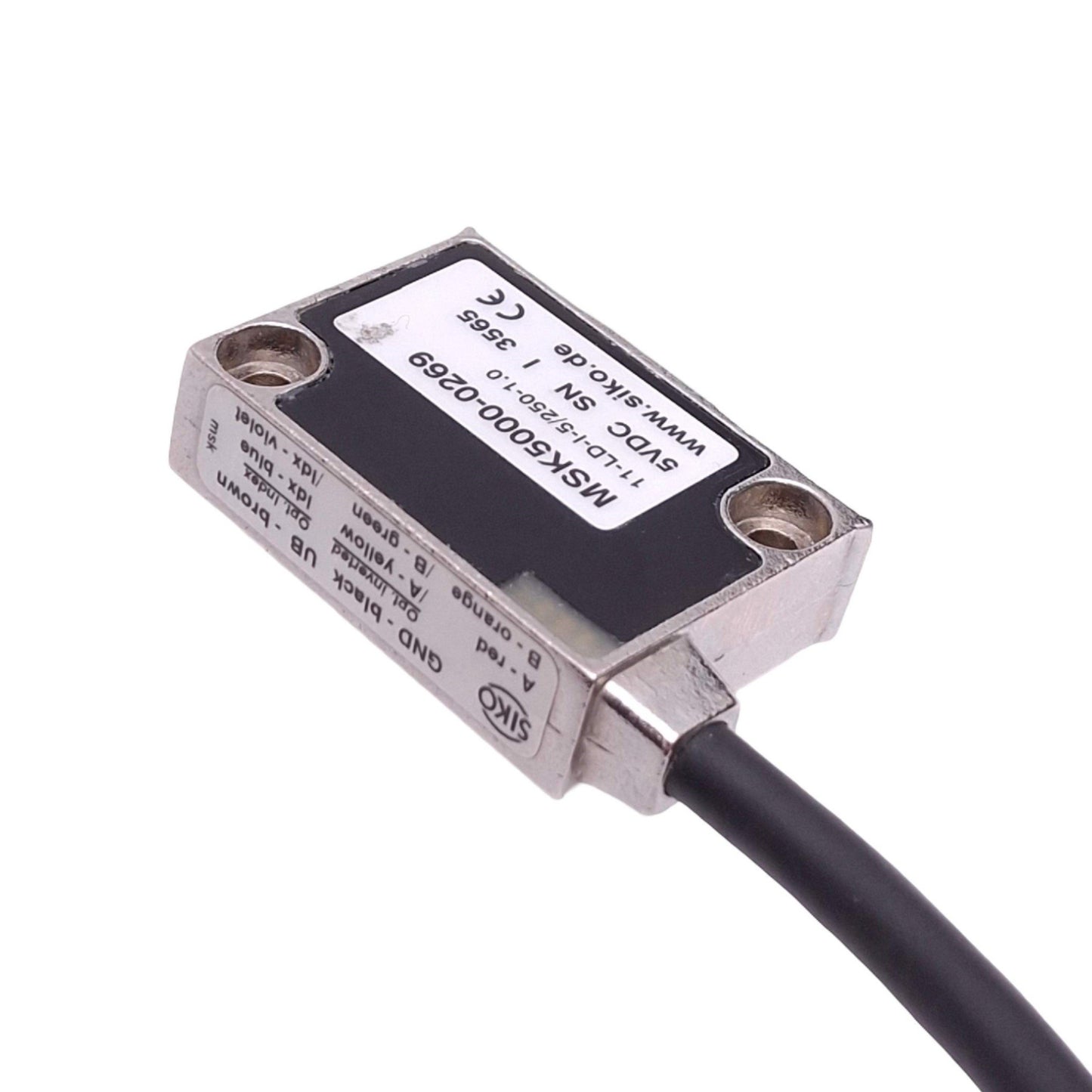 Used Siko MSK5000-0269 Incremental Magnetic Sensor, 5µm Resolution, 5VDC, 1ft Cable