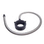 Used Microscope Fiber Optic Light Ring Guide, ø5/8in Input, ø2in Mount, 0.45in Bundle